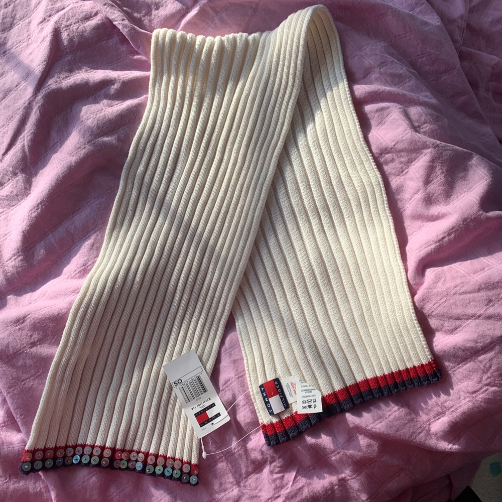 Red, white, blue with sequins Tommy Hilfiger Scarf
